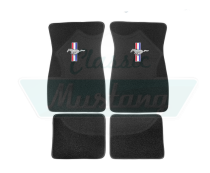 FLOOR MAT SETS BLACK COUPE AND FASTBACK 1964 TO 1973
